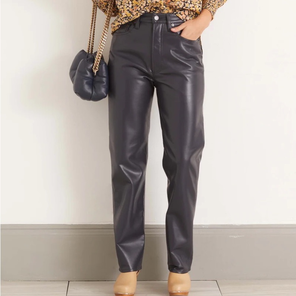 NWOT Agolde Recycled Leather Pants